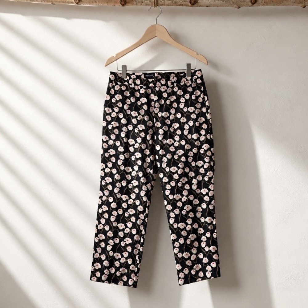 Wildfang Botanical Dress Pants Indie Artsy Chic Size 20 Preppy Dark Academia